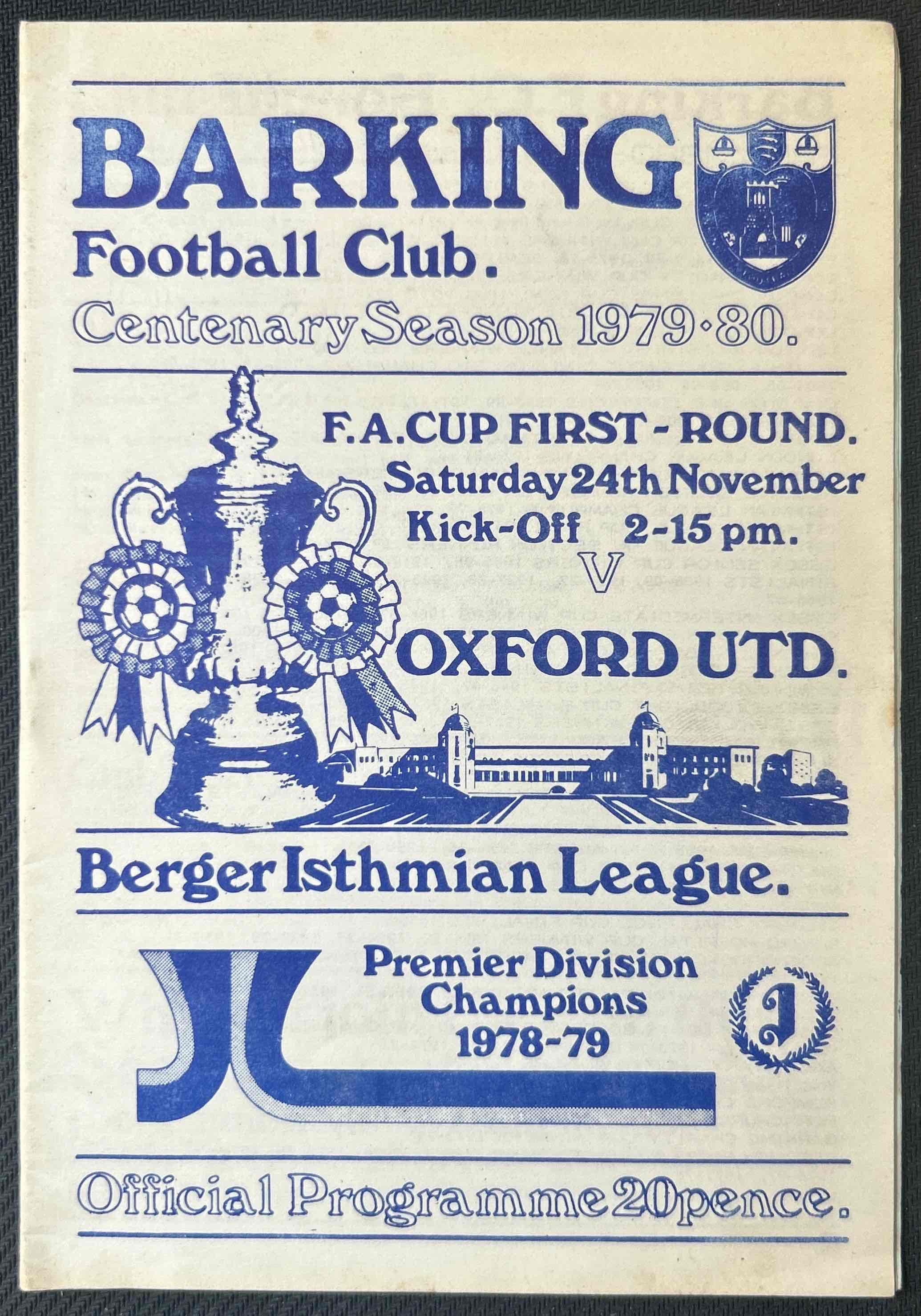 Barking V Oxford