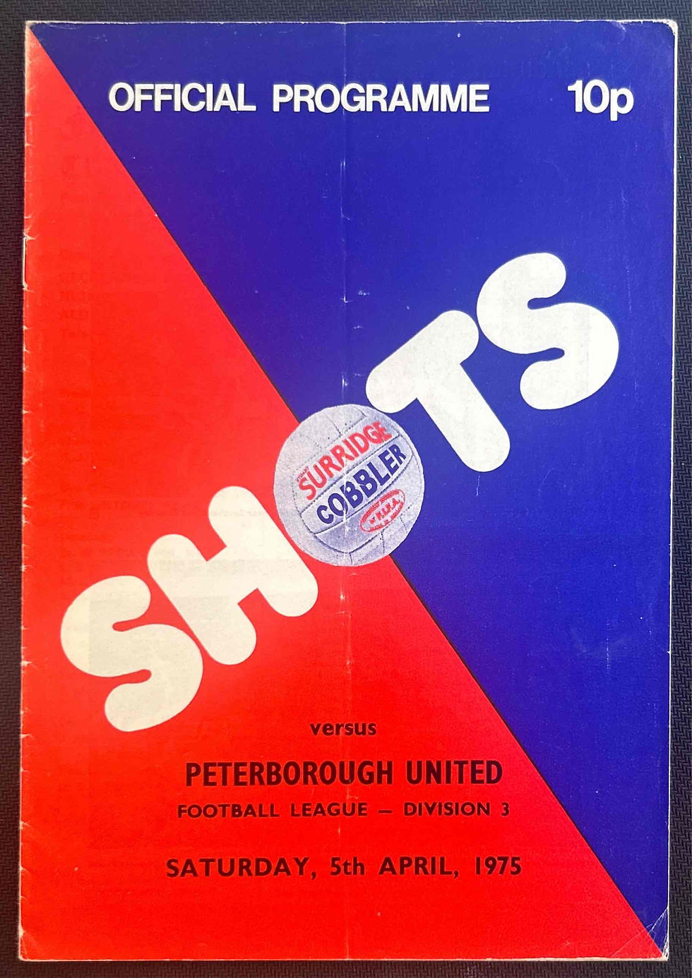 Aldershot Football Programmes