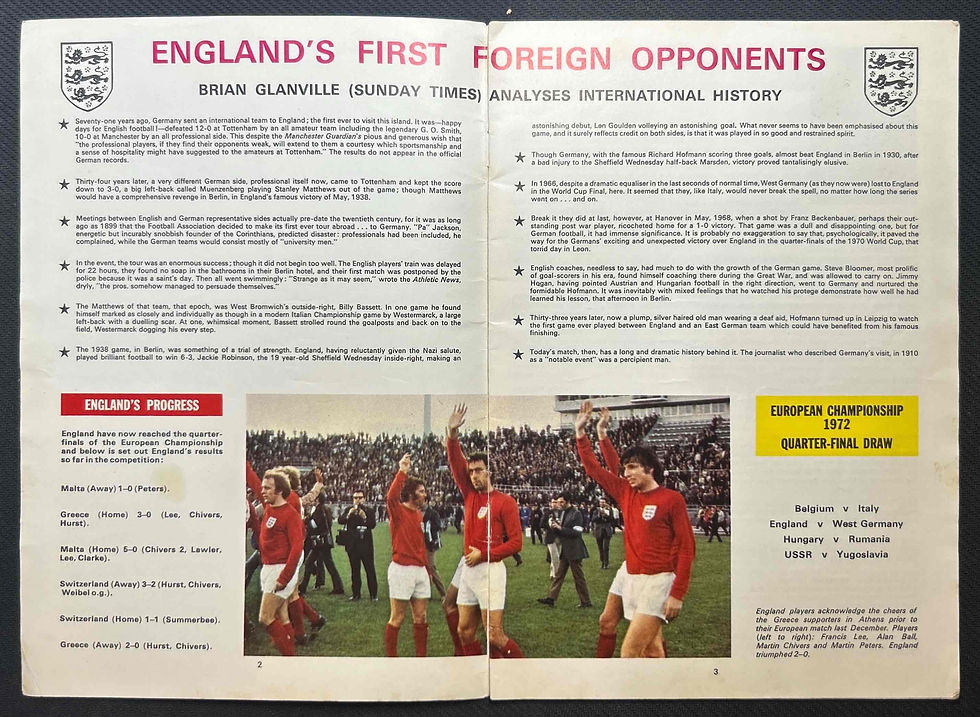Thumbnail: England V West Germany