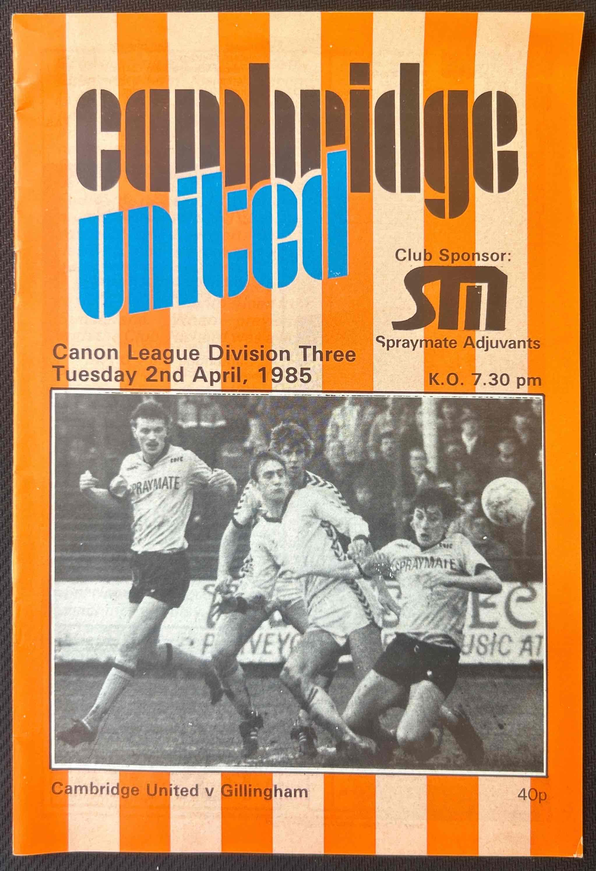 Cambridge V Gillingham
