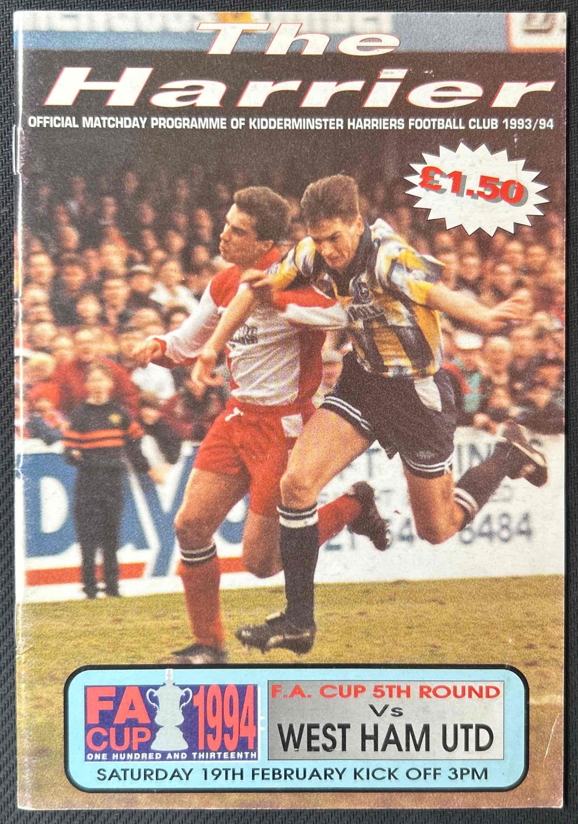 Kidderminster V West Ham