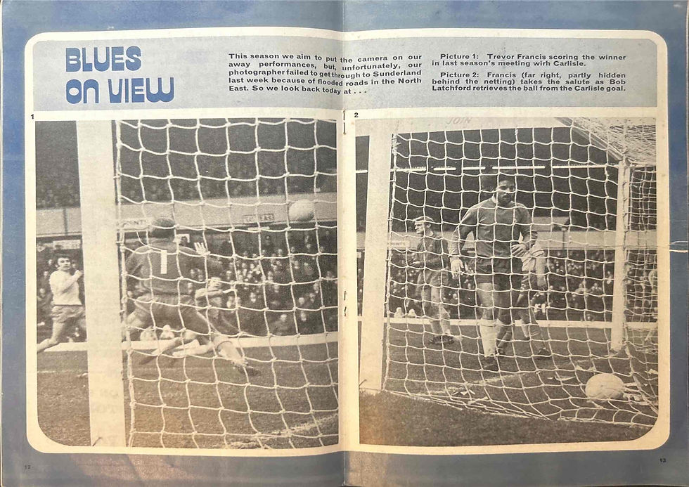 Thumbnail: Birmingham Football Programmes
