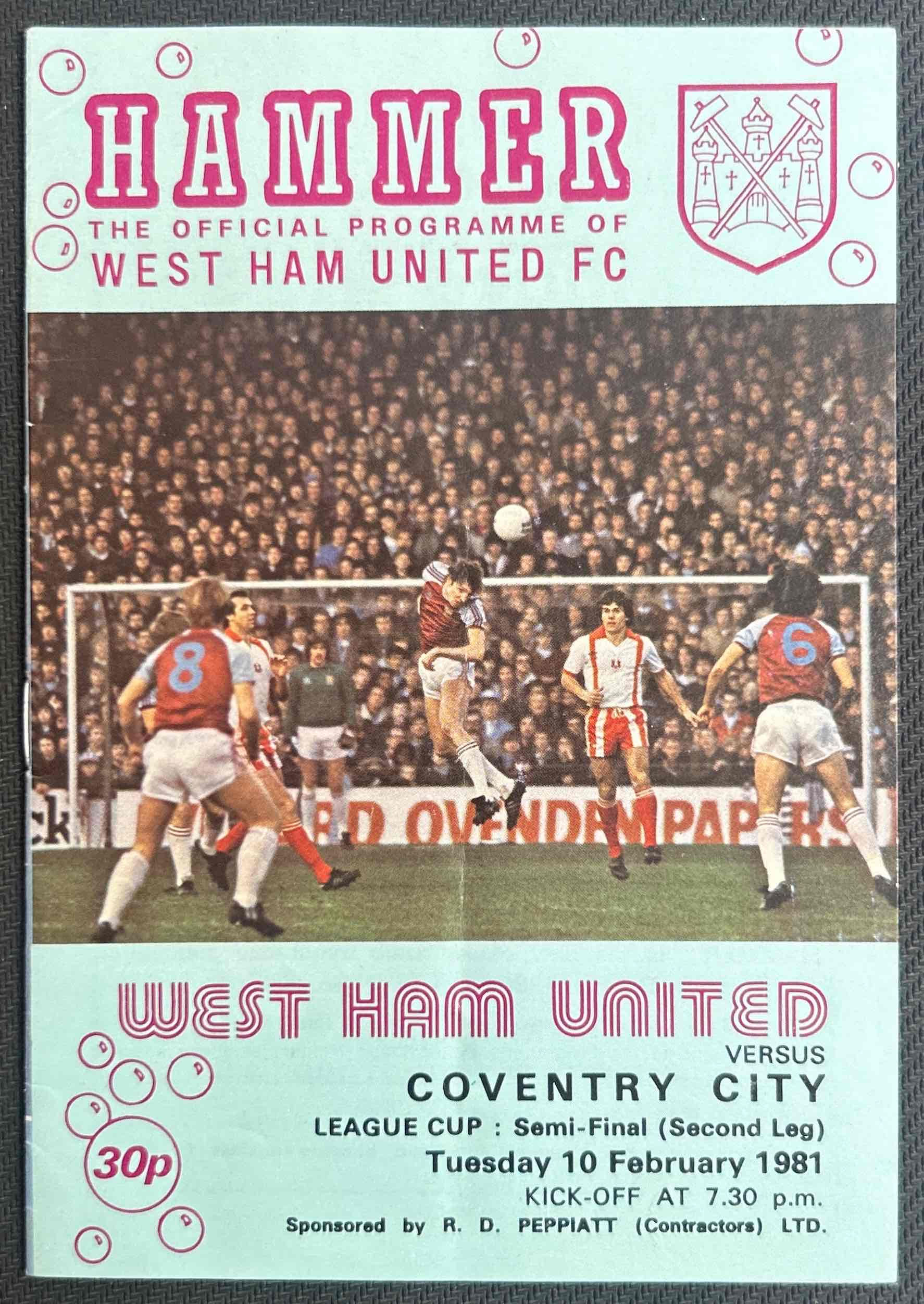West Ham V Coventry