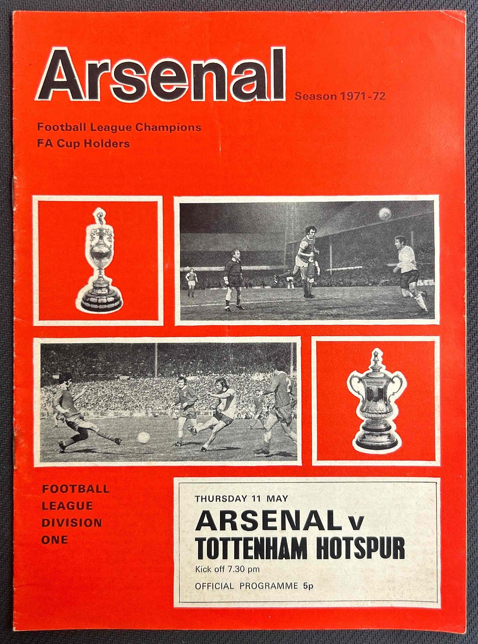 1972 May 11 Arsenal V Tottenham