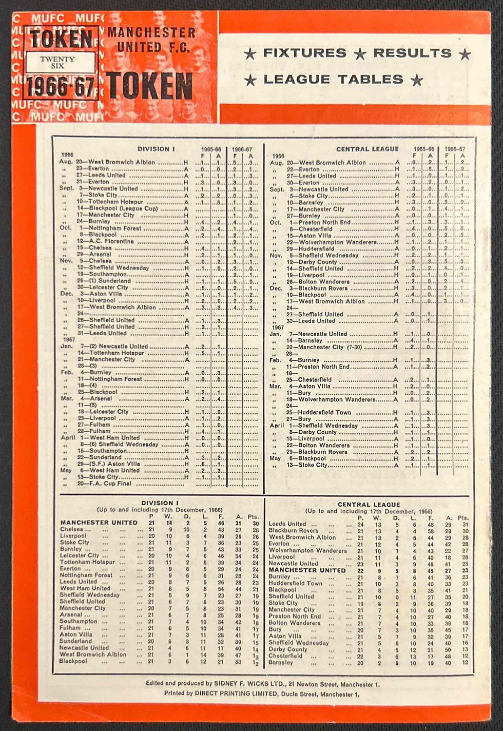 Thumbnail: Programme Vault Man United Football Programmes