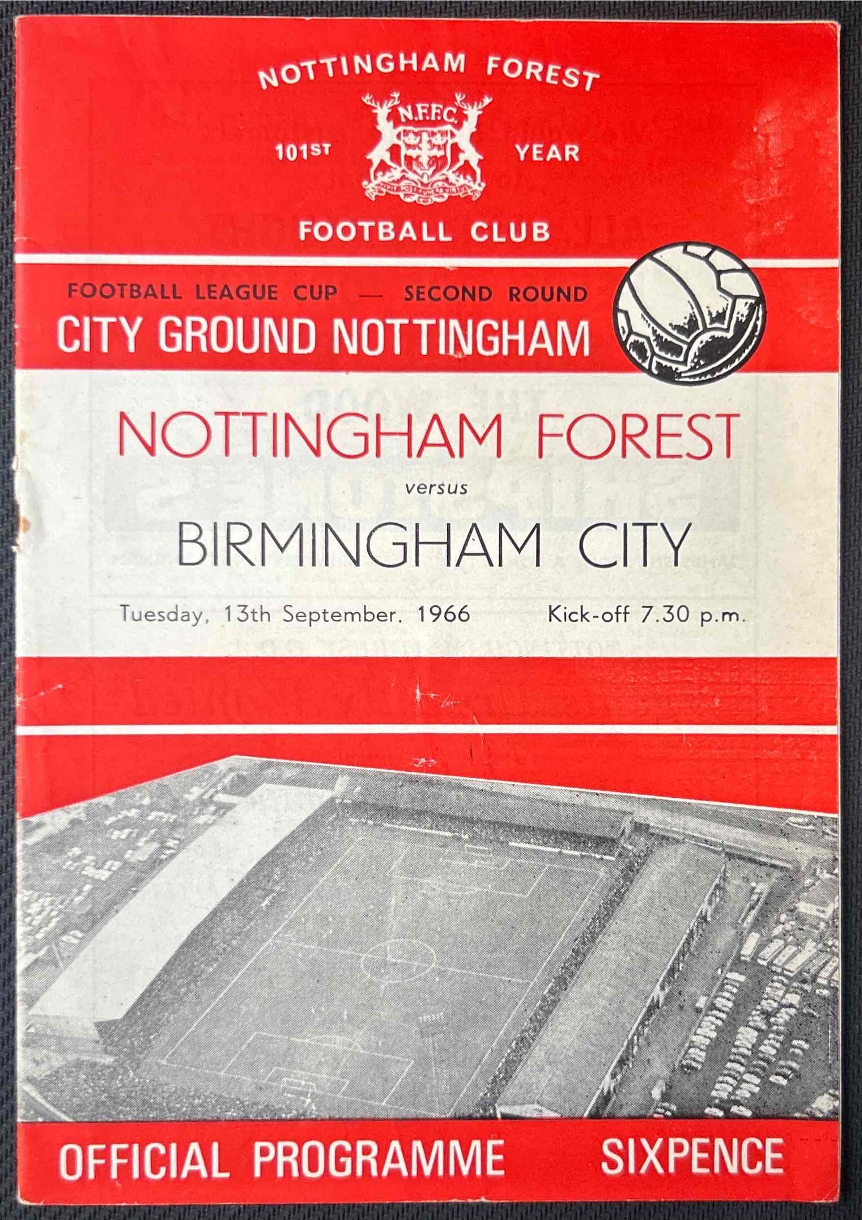 Nottingham Forest Football Programmes