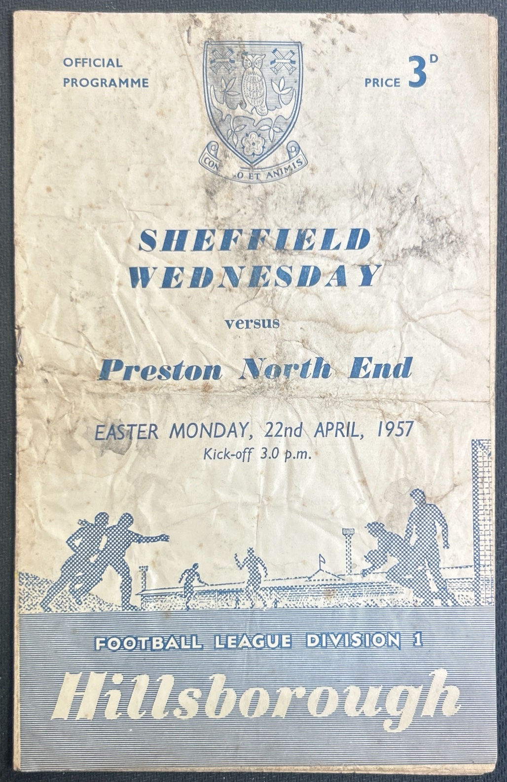 1957 Apr 22 Sheffield Wednesday V Preston North End