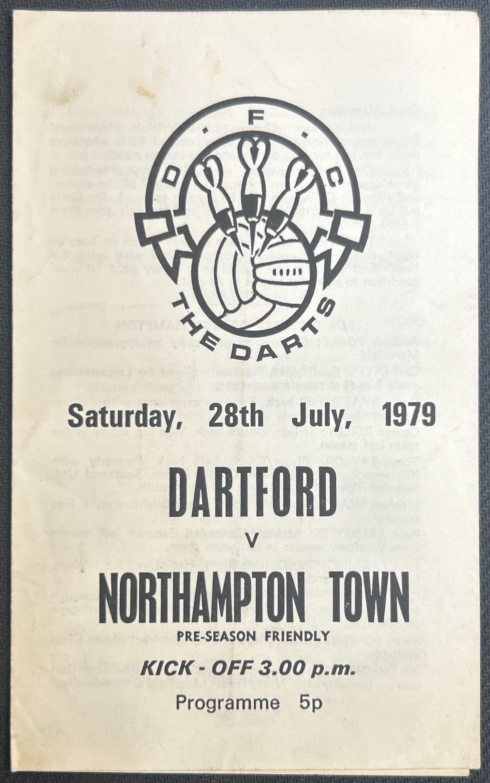 1979 Jul 28 Dartford V Northampton