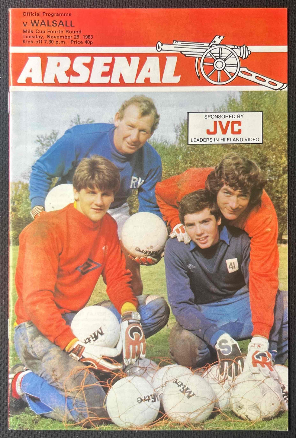 1983 Nov 29 Arsenal V Walsall