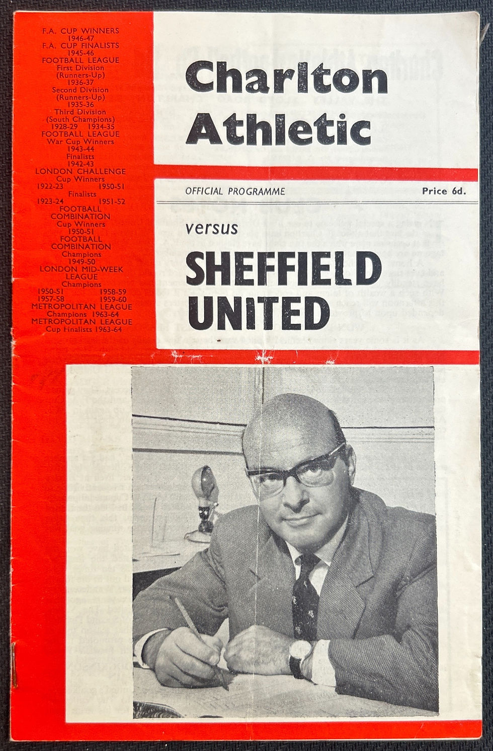 1967 Jan 28 Charlton V Sheffield United
