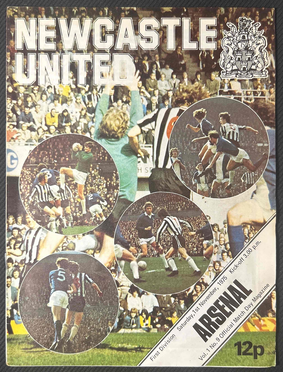 1975 Nov 1 Newcastle V Arsenal