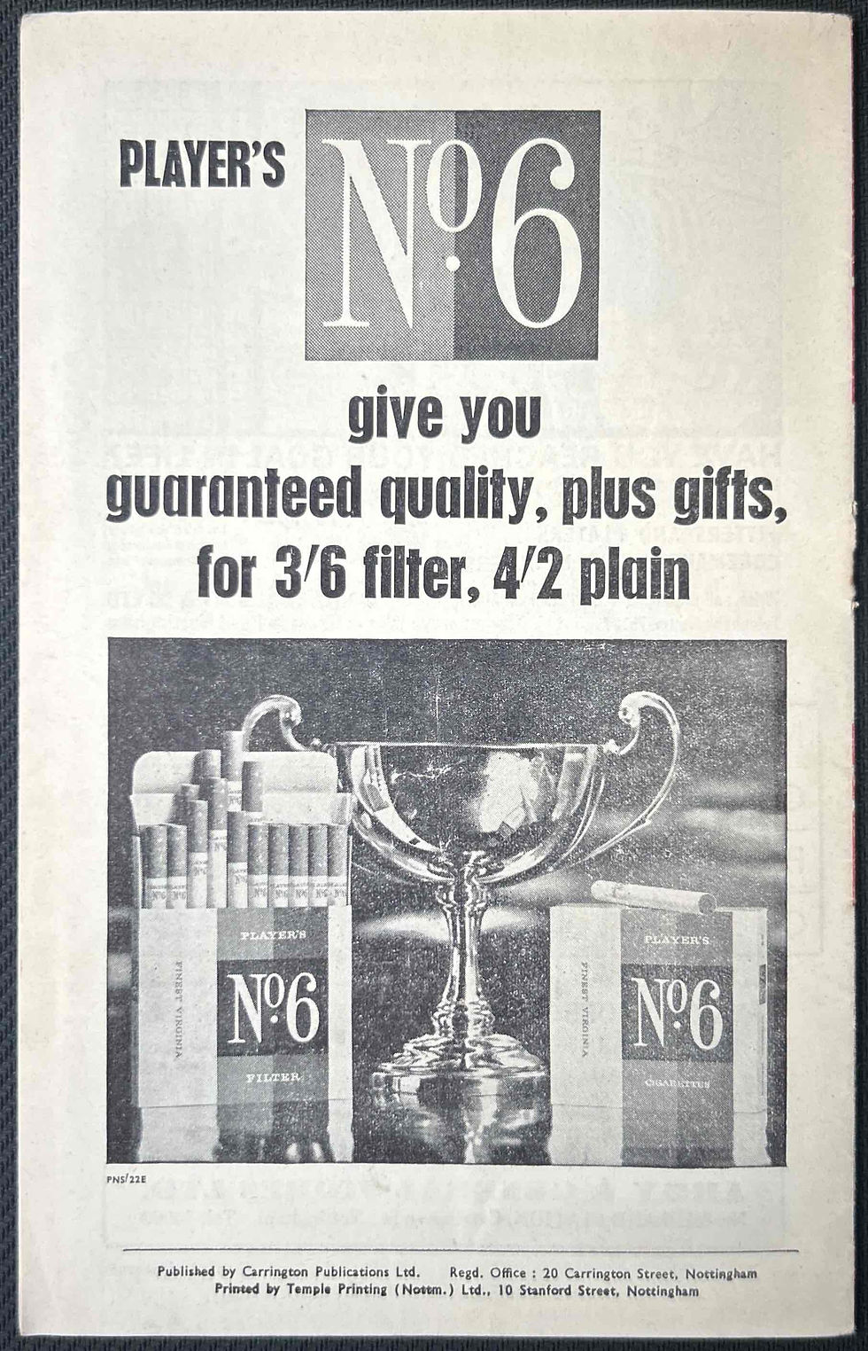 Thumbnail: Nottingham Forest Football Programmes