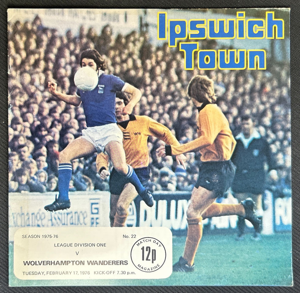 1976 Feb 17 Ipswich V Wolves