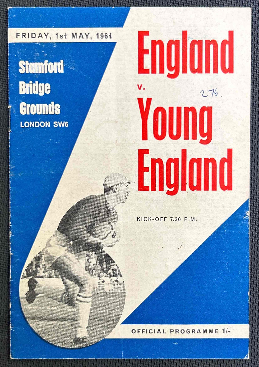 England V Young England Football Programme