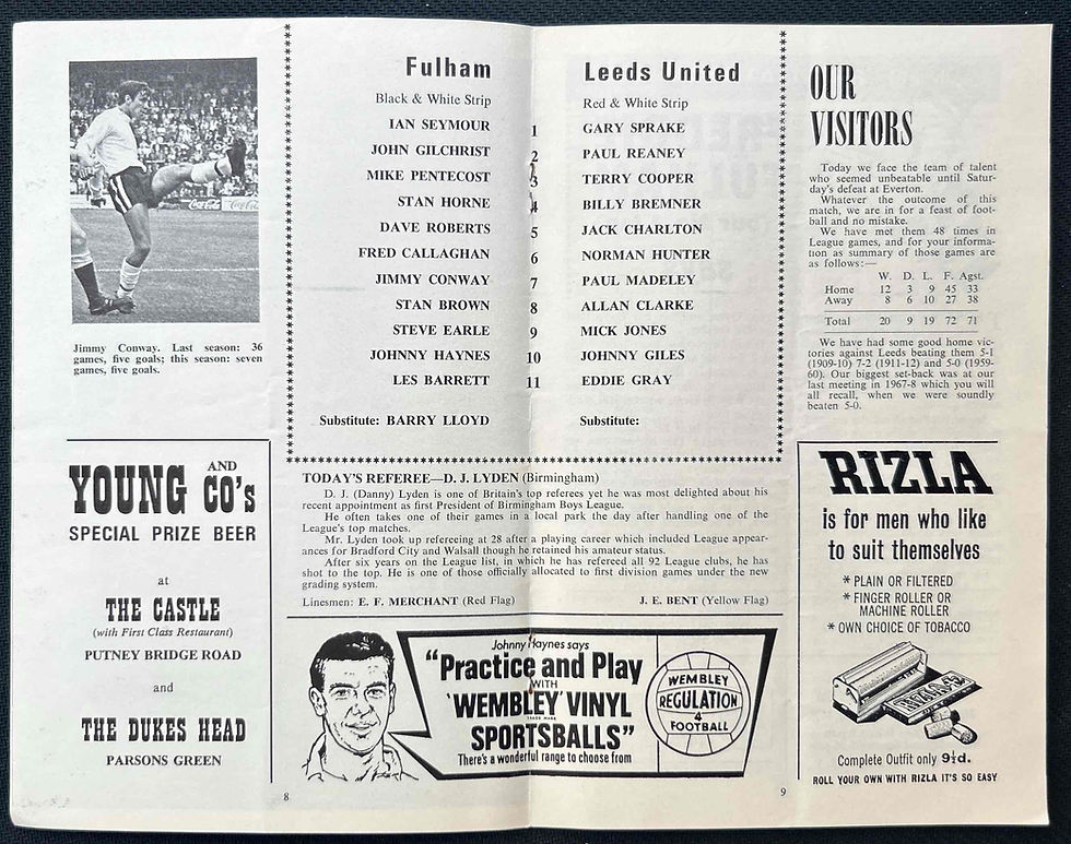 Thumbnail: Fulham V Leeds