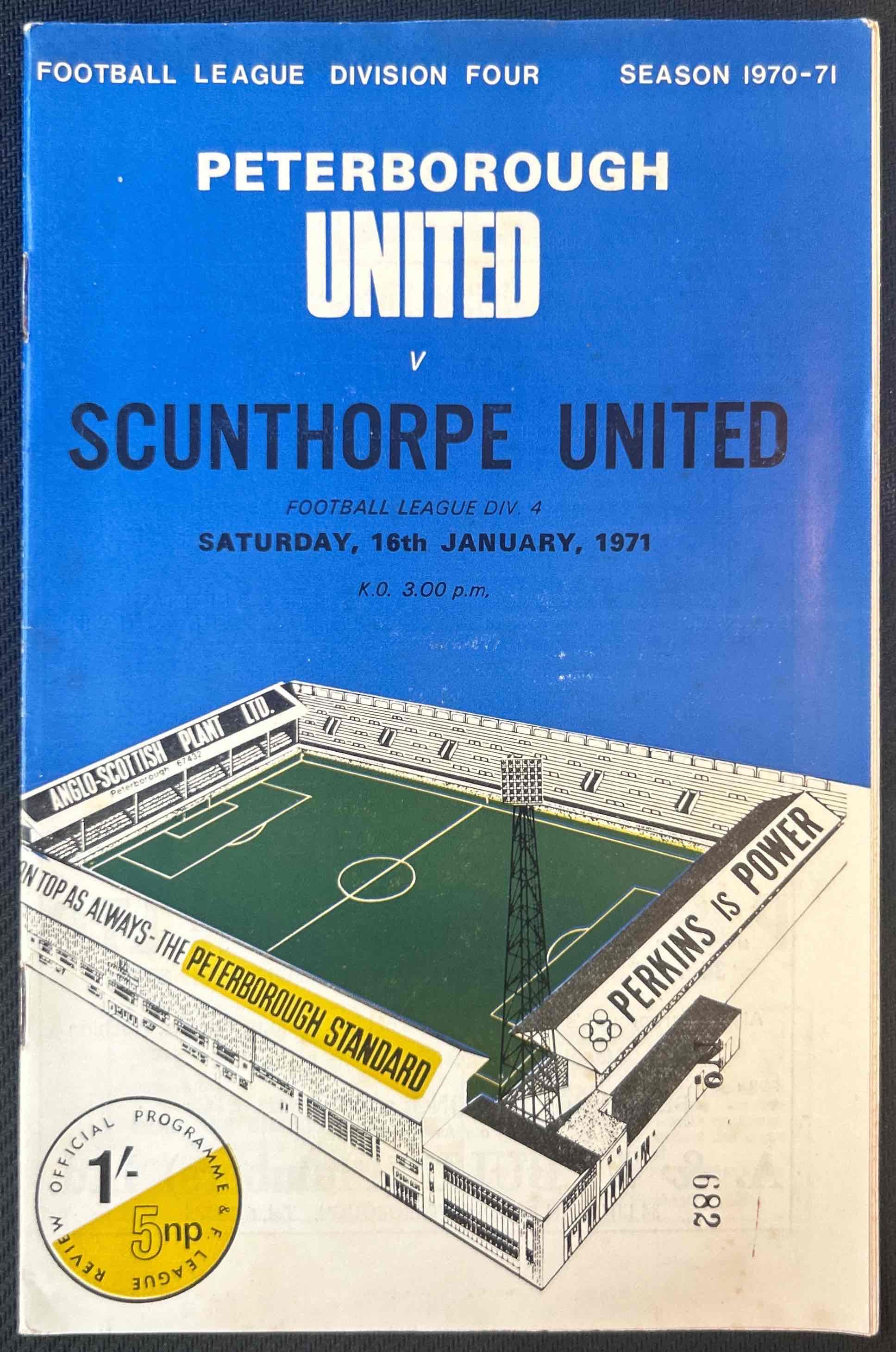Peterborough V Scunthorpe