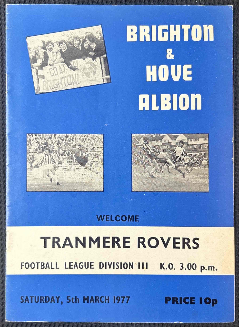 1977 Mar 5 Brighton V Tranmere