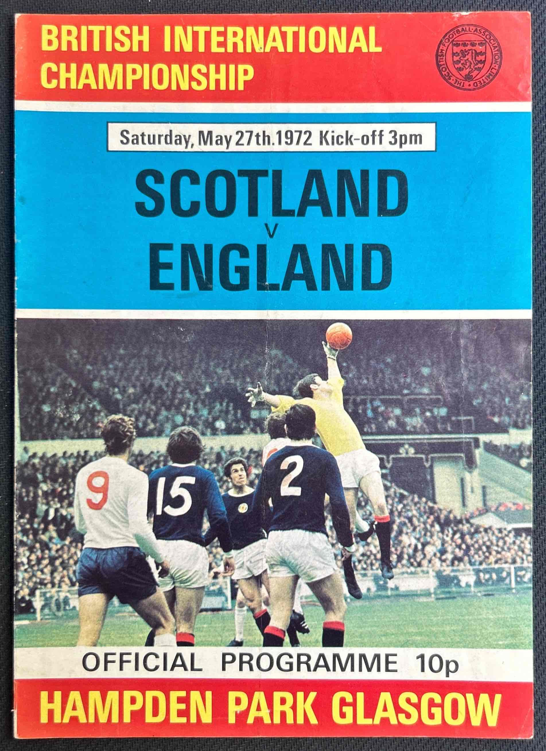 England V Scotland