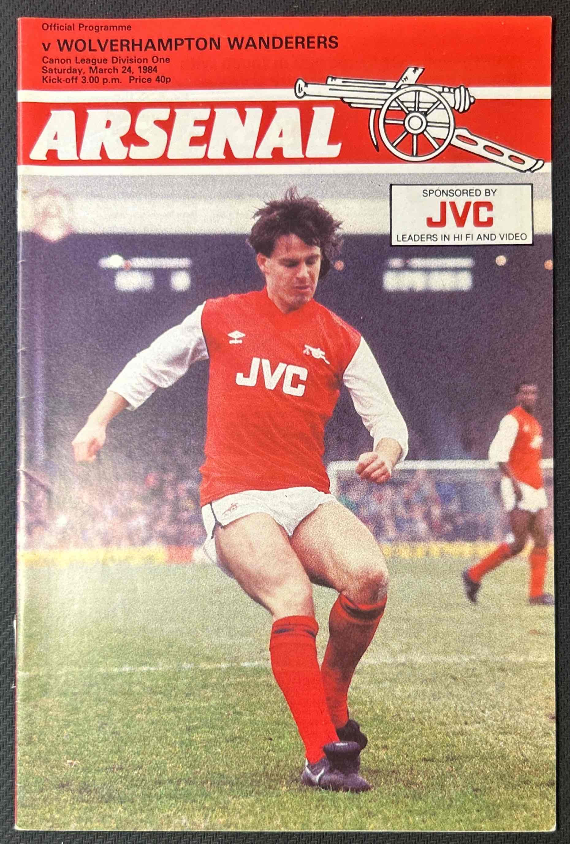 1984 Mar 24 Arsenal V Wolves