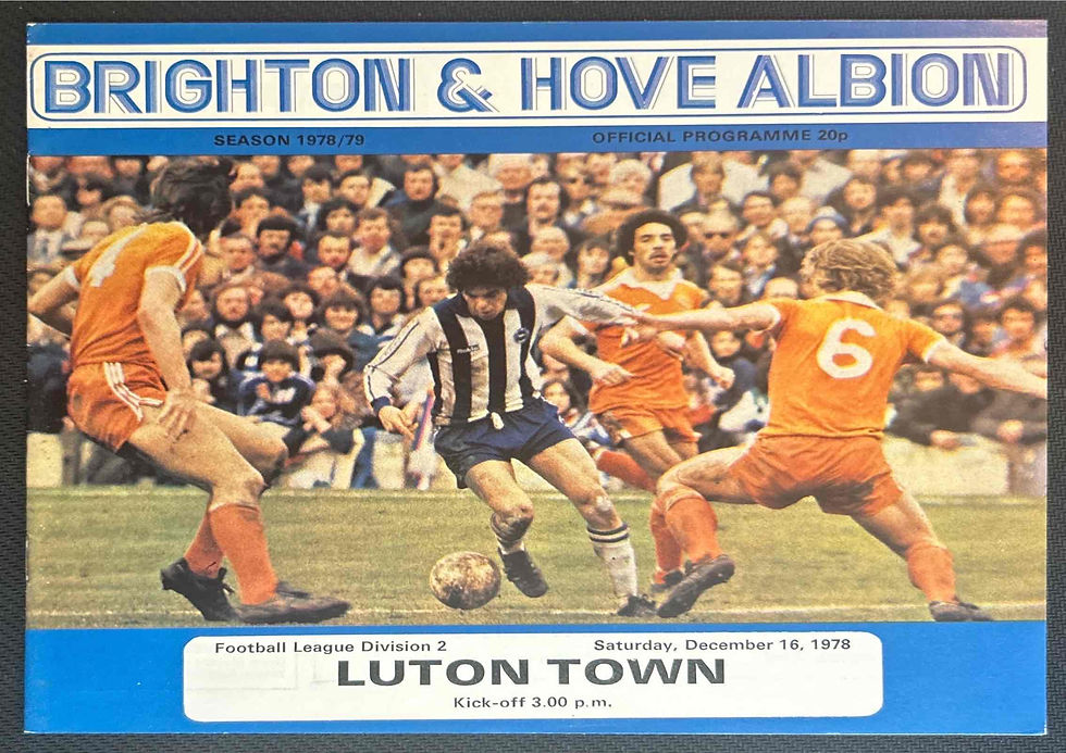 Brighton Football Programmes