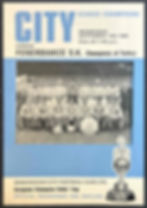 Man City Football Programmes