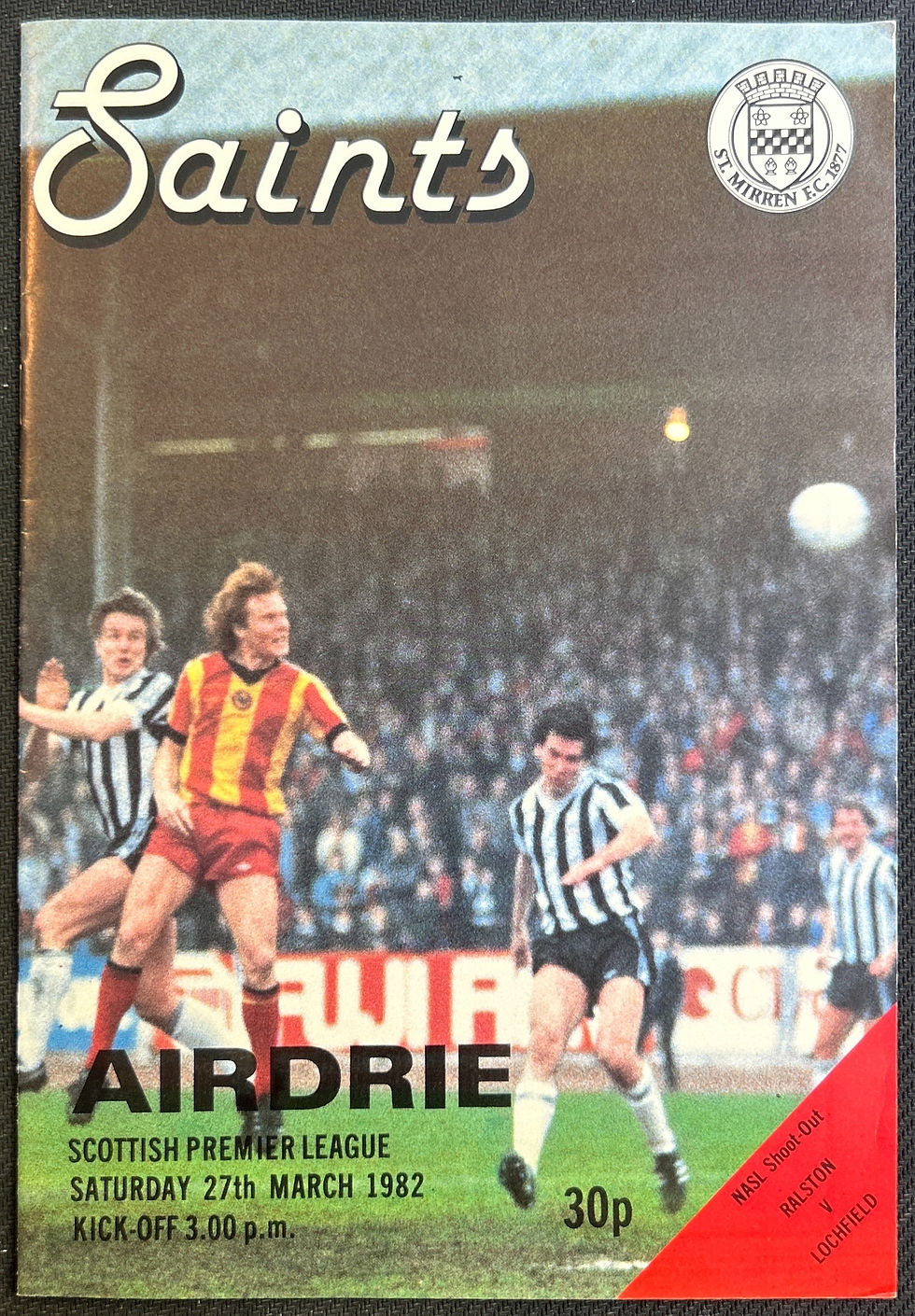 1982 Mar 27 St Mirren V Airdrie