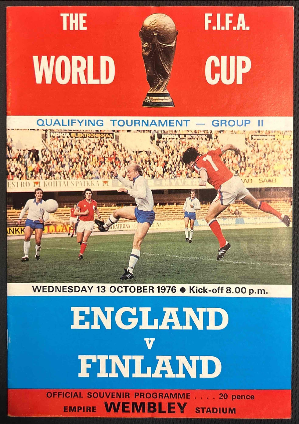 England Football Programmes