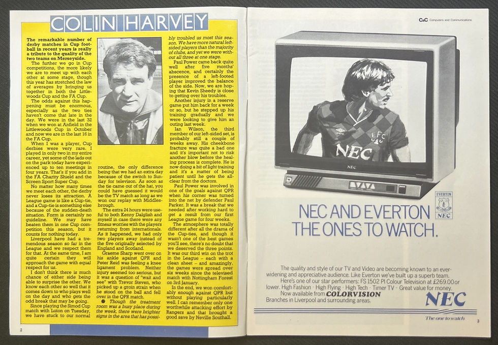1988 Feb 21 Everton V Liverpool