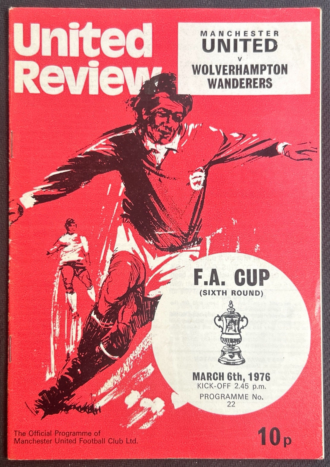 1976 Mar 6 Man United V Wolves
