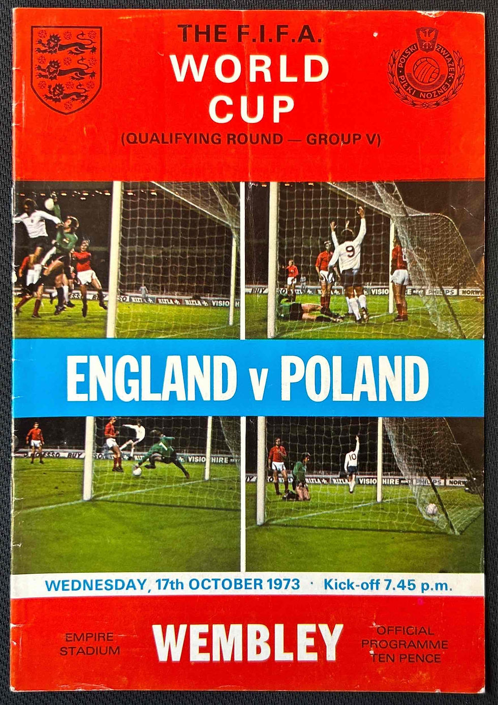 Programme Vault England Football Programmes
