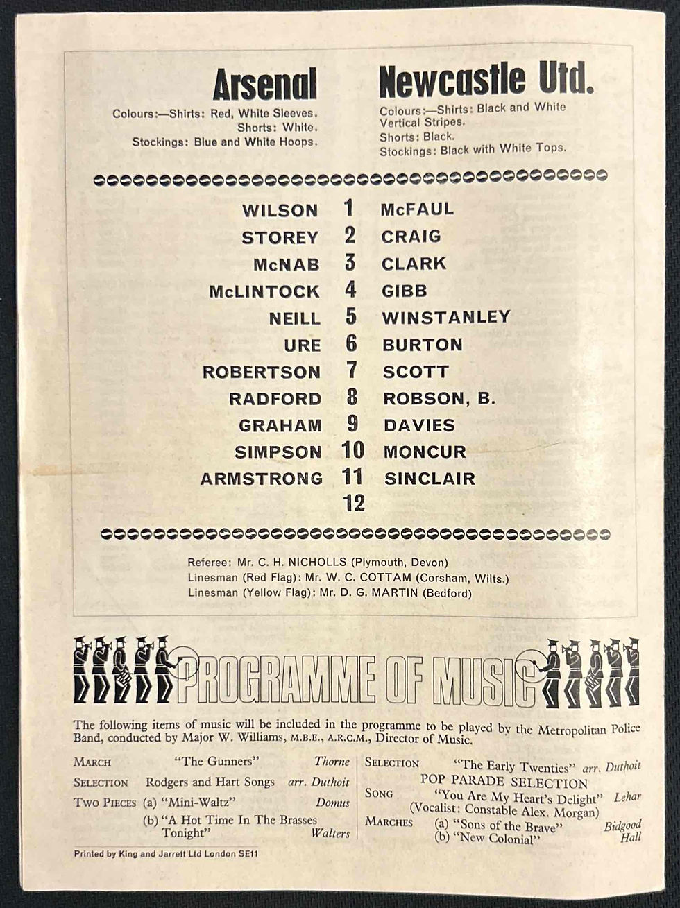 Thumbnail: 1968 Nov 9 Arsenal V Newcastle
