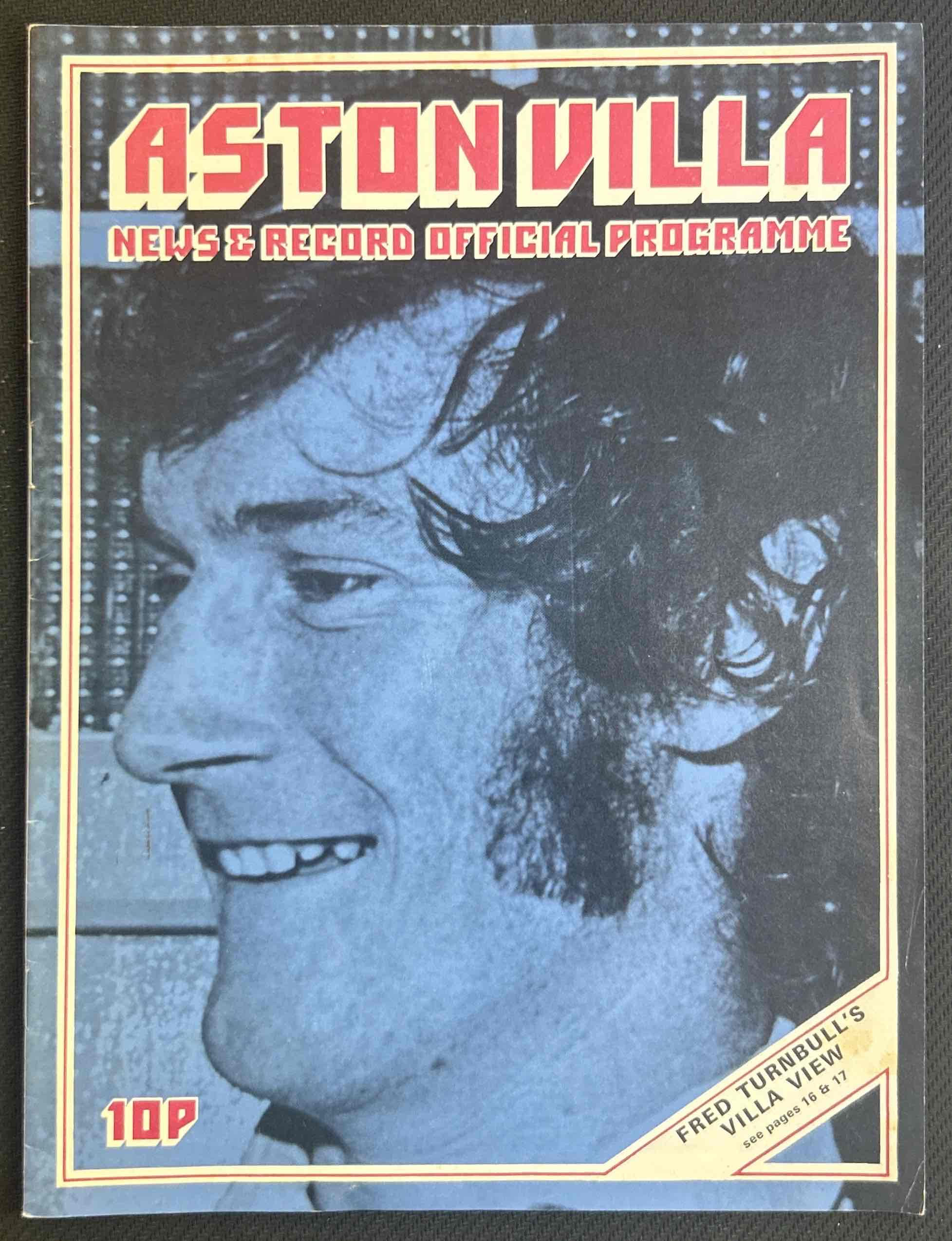 1974 Apr 20 Aston Villa V Sunderland