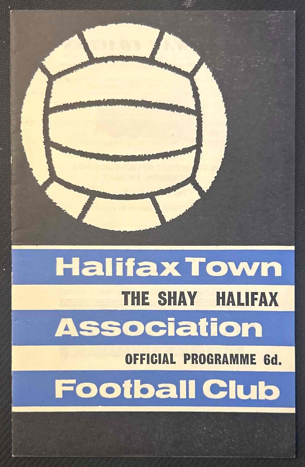 1966 Oct 29 Halifax V Rochdale Football Programme
