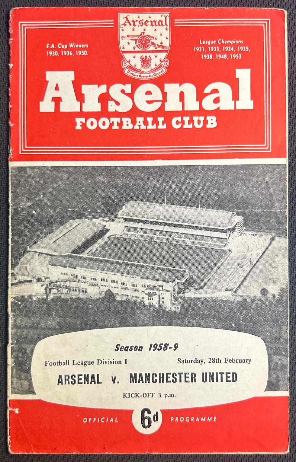 Arsenal V Man United