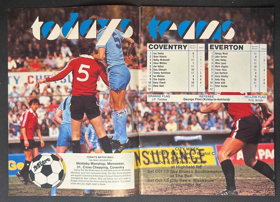 Thumbnail: Coventry V Everton
