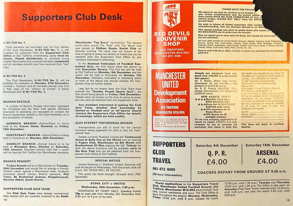 Thumbnail: Man United Football Programmes
