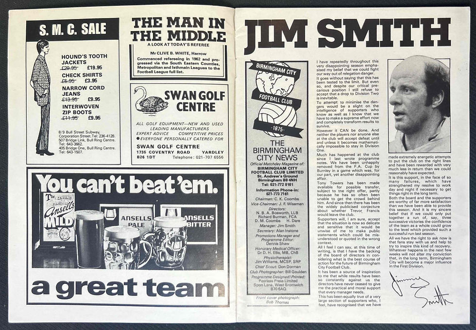 Thumbnail: 1979 Jan 20 Birmingham V Norwich