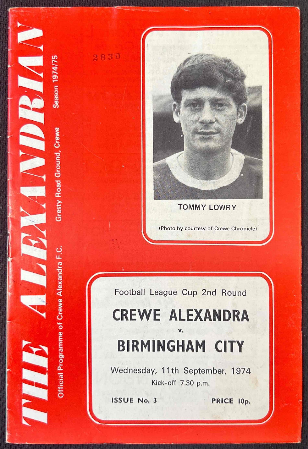 1974 Sep 11 Crewe V Birmingham