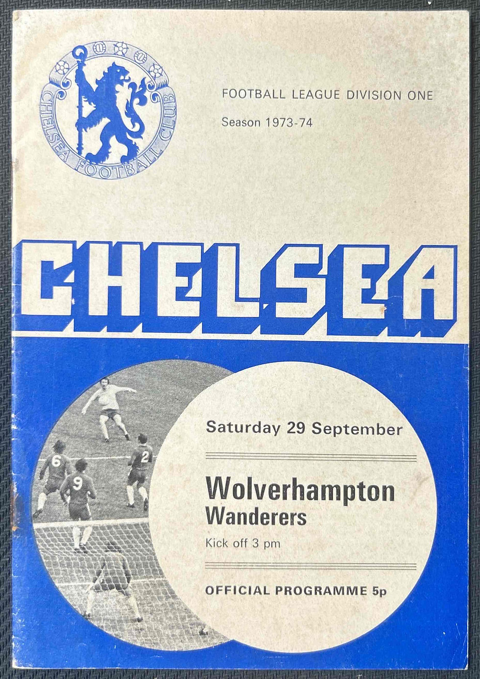 1973 Sep 29 Chelsea V Wolves