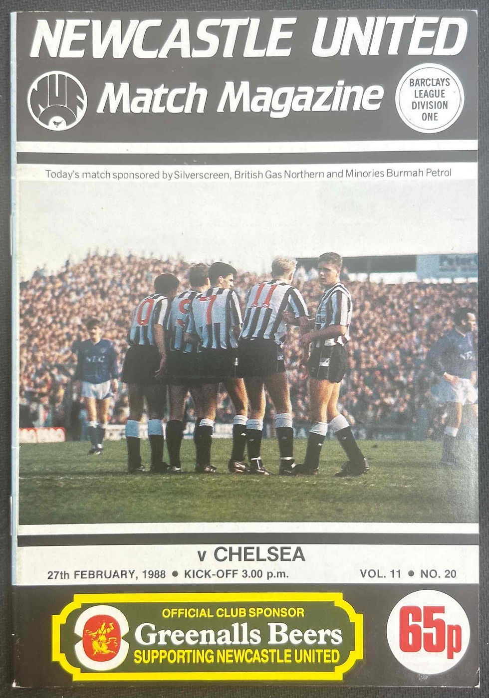 1988 Feb 27 Newcastle V Chelsea