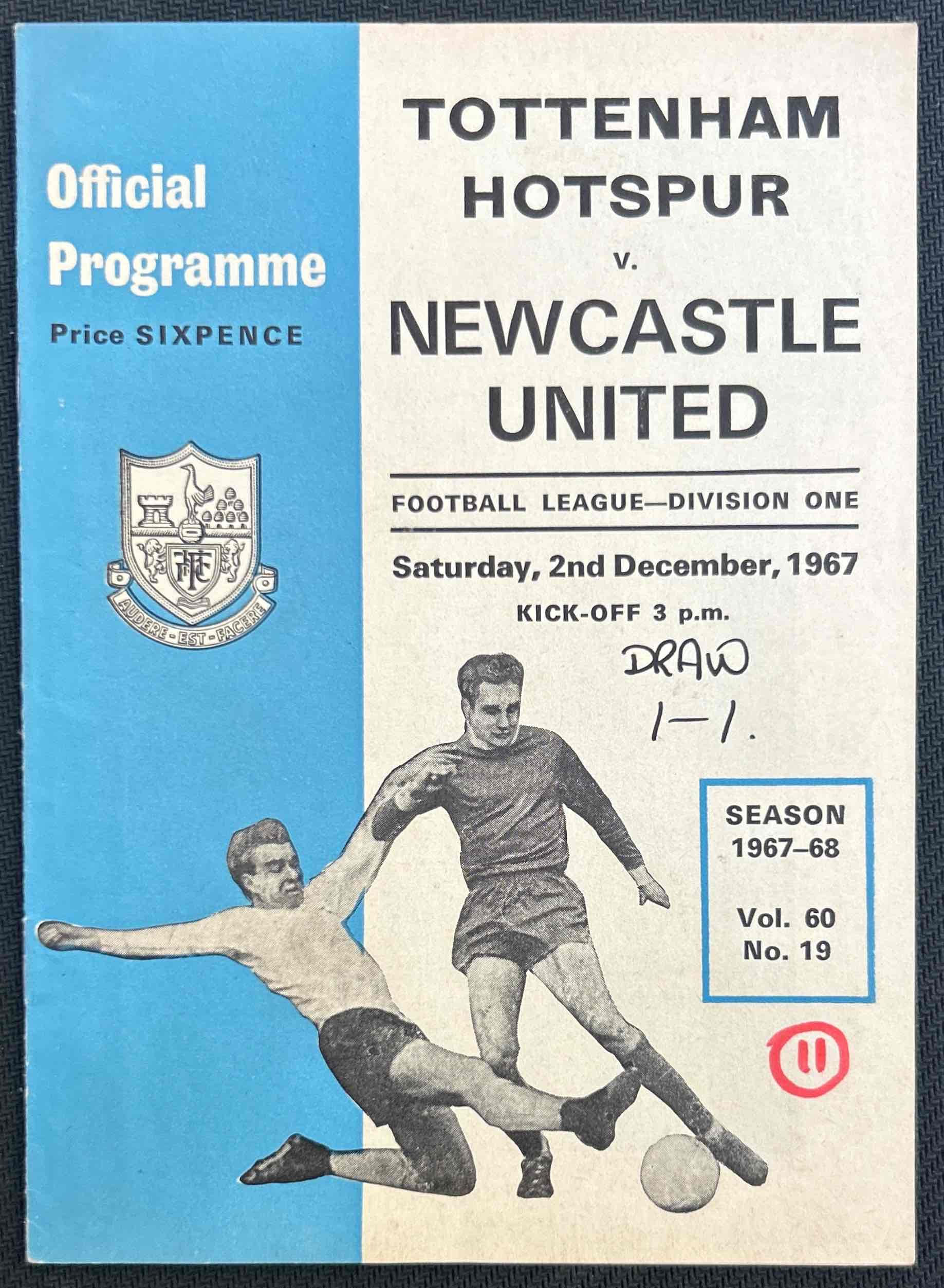 Tottenham Football Programmes