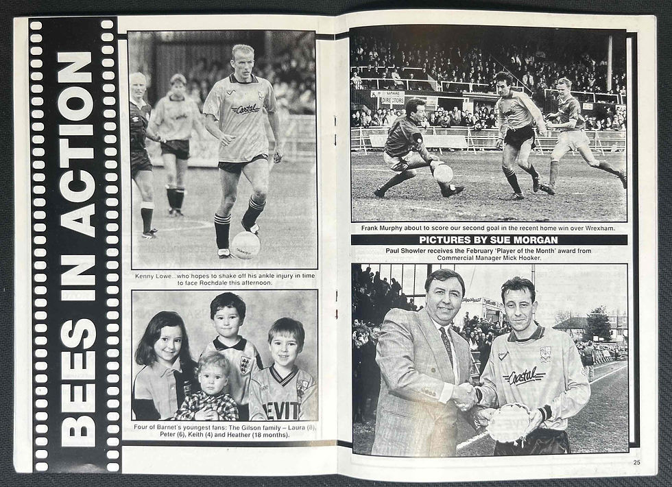 Thumbnail: 1992 Mar 28 Barnet V Rochdale