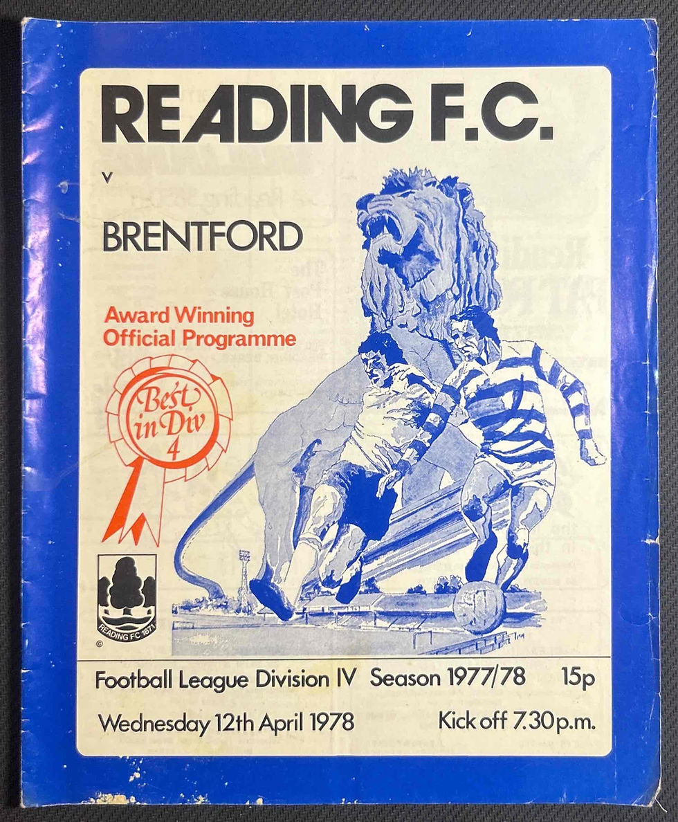 Reading V Brentford