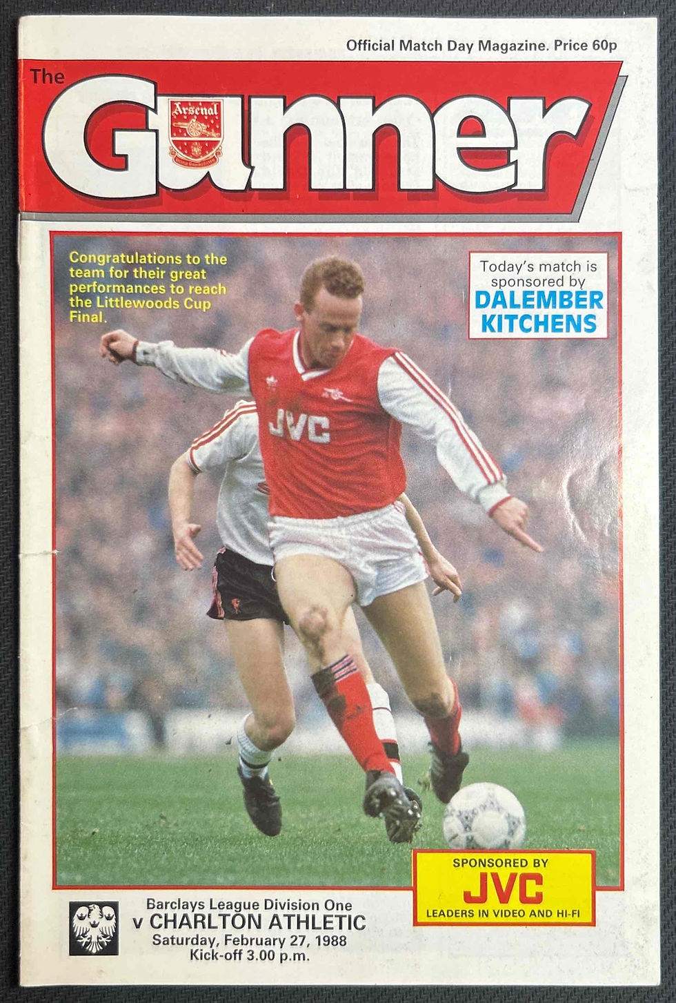 Thumbnail: 1988 Feb 27 Arsenal V Charlton