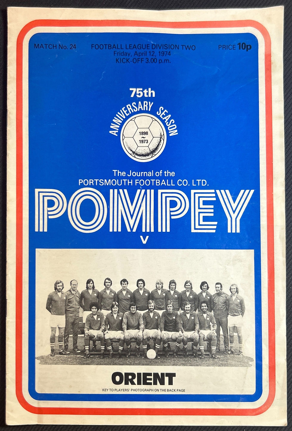 1974 Apr 12 Portsmouth V Leyton Orient