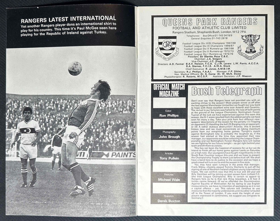 Thumbnail: 1978 Apr 25 QPR V Birmingham