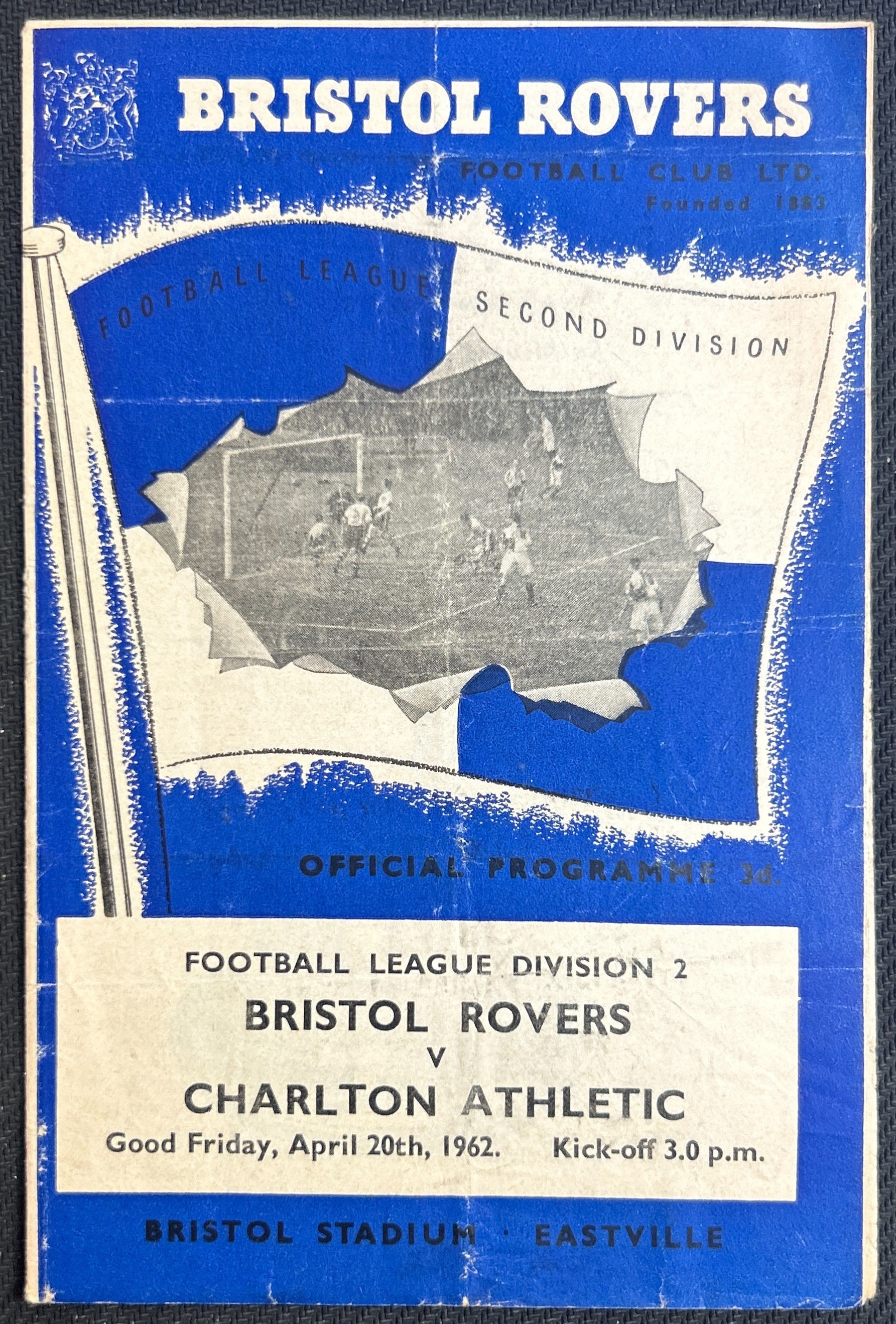 1962 Apr 20 Bristol Rovers V Charlton