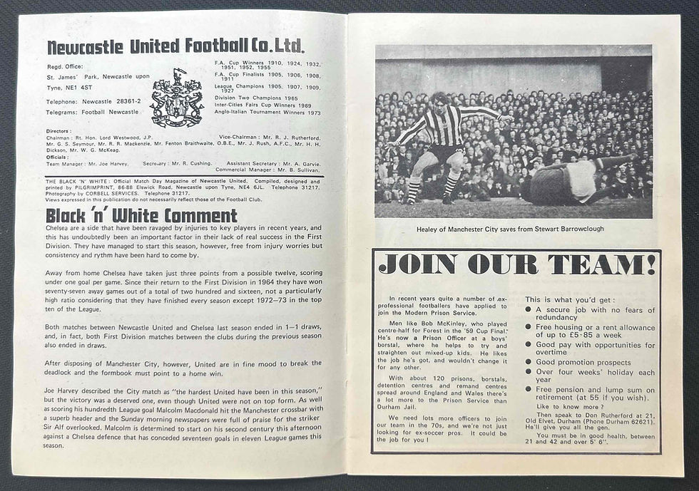 Thumbnail: 1973 Oct 20 Newcastle V Chelsea