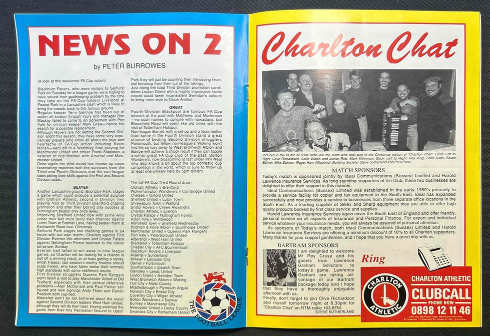 Thumbnail: Charlton V Everton