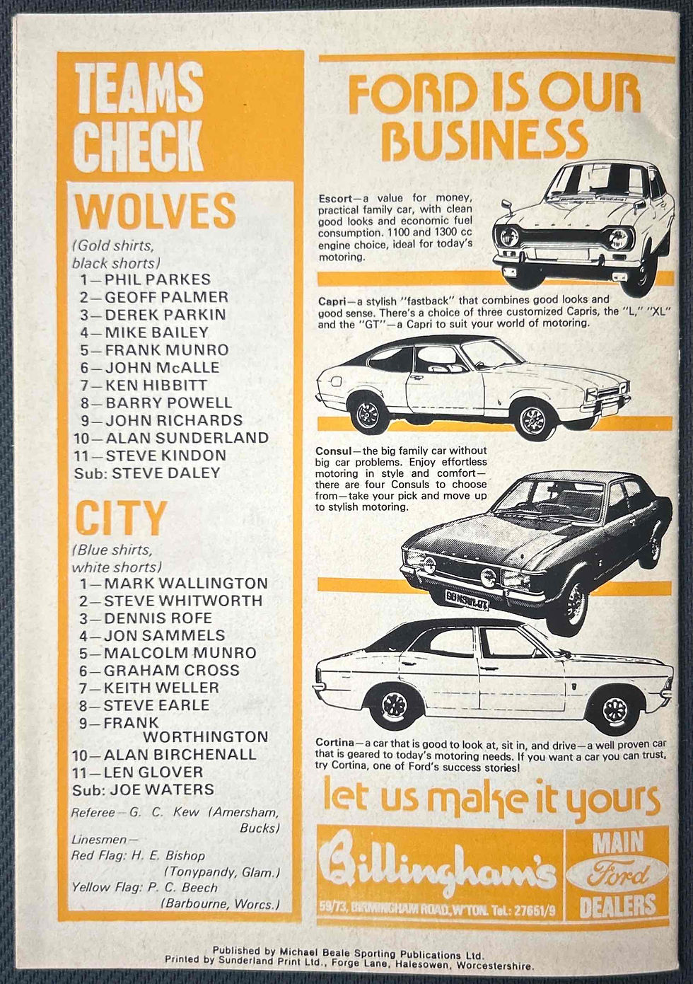 Thumbnail: Wolves Football Programmes